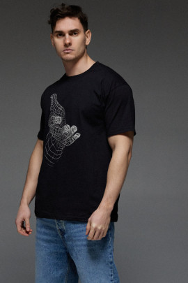 Футболка Aspirine чоловіча чорна 