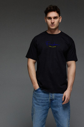 Футболка Aspirine чоловіча чорна " Freedom made in Ukraine"