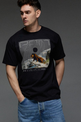 Футболка Aspirine чоловіча чорна " Pain"