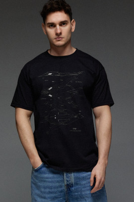 Футболка Aspirine чоловіча чорна " F117"