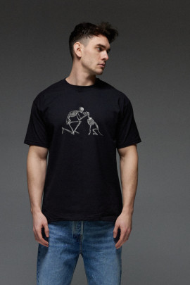 Футболка Aspirine чоловіча чорна  