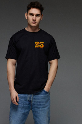 Футболка Aspirine чоловіча чорна  "23"