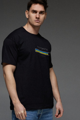 Футболка Aspirine чоловіча чорна  "Перемога loading"