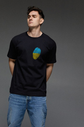 Футболка Aspirine чоловіча чорна  " ID "