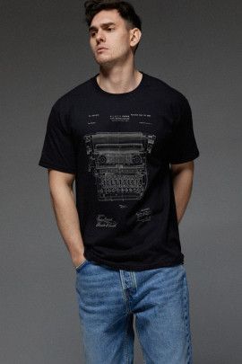 Футболка Aspirine чоловіча чорна  