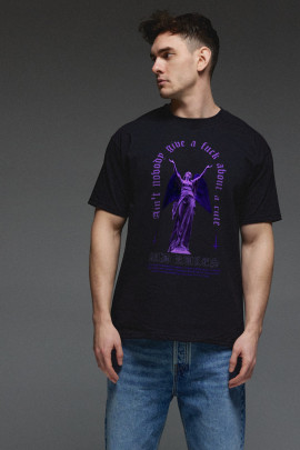 Футболка Aspirine чоловіча чорна  