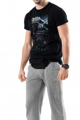 Футболка Trace of Space чоловіча чорна  "Orion"