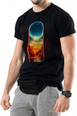 Футболка Trace of Space чоловіча чорна  