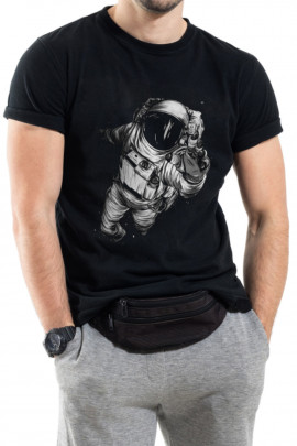Футболка Trace of Space чоловіча чорна  