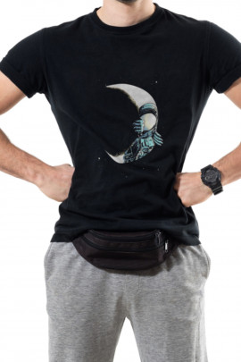 Футболка Trace of Space чоловіча чорна  