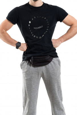Футболка Trace of Space чоловіча чорна  "Movable"