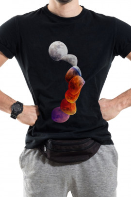 Футболка Trace of Space чоловіча чорна  