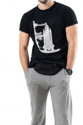 Футболка Trace of Space чоловіча чорна  