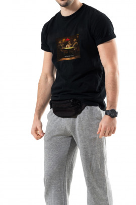 Футболка Trace of Space чоловіча чорна  "Space Face"