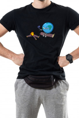 Футболка Trace of Space чоловіча чорна  