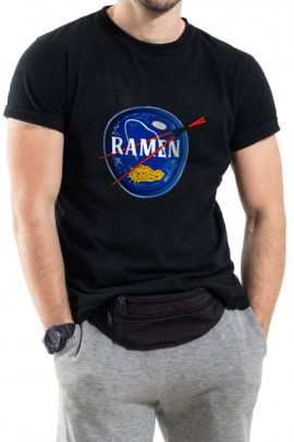 Футболка Trace of Space чоловіча чорна  "ramen"