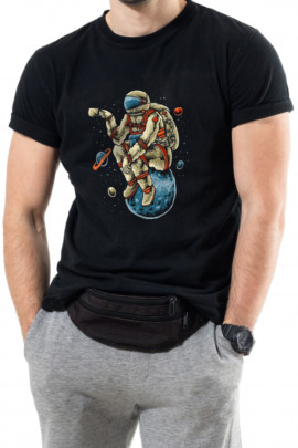 Футболка Trace of Space чоловіча чорна  