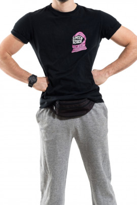 Футболка Trace of Space чоловіча чорна  "i need space"