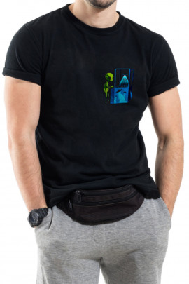 Футболка Trace of Space чоловіча чорна  