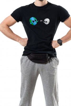 Футболка Trace of Space чоловіча чорна  