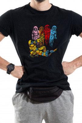 Футболка Trace of Space чоловіча чорна  