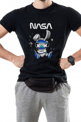 Футболка Trace of Space чоловіча чорна  "NASA"