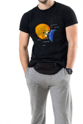 Футболка Trace of Space чоловіча чорна  