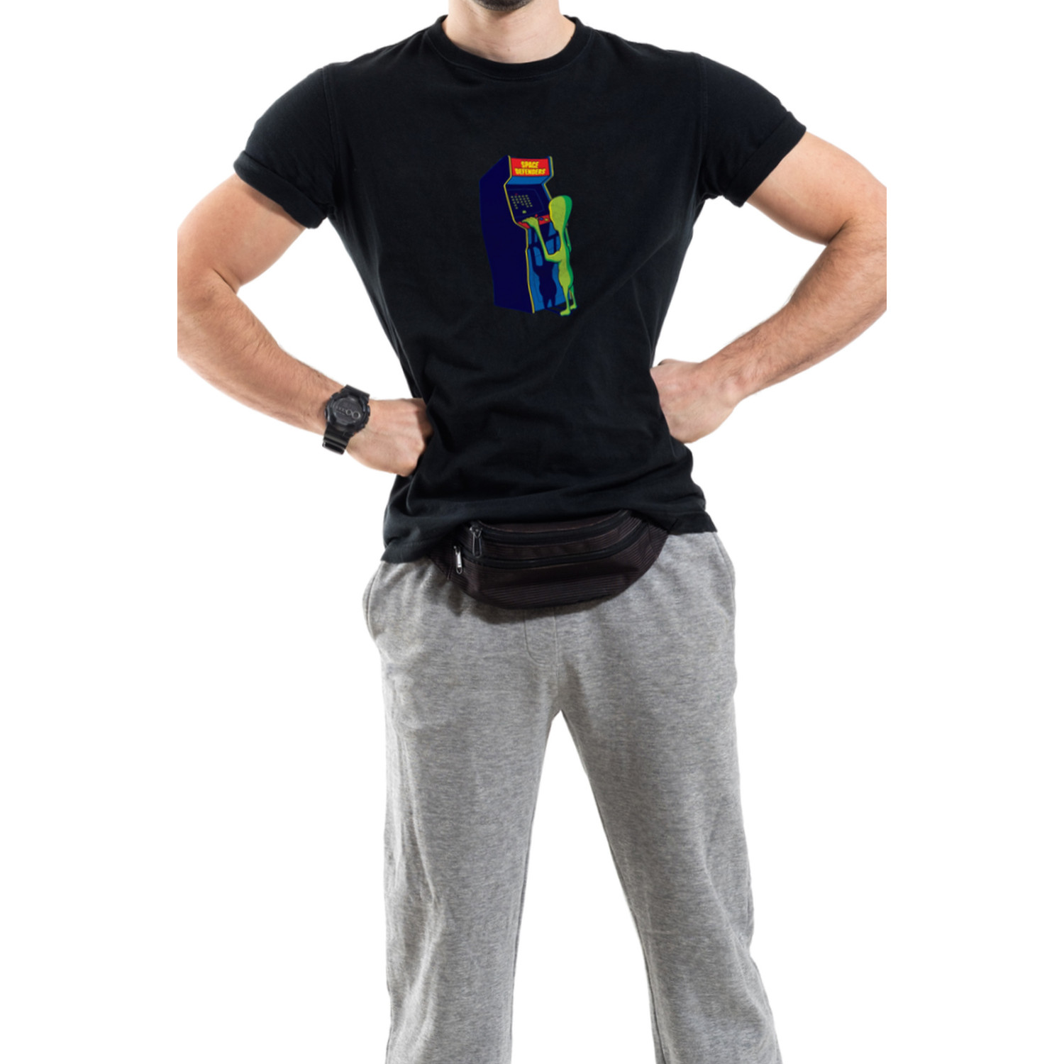 Футболка Trace of Space чоловіча чорна  