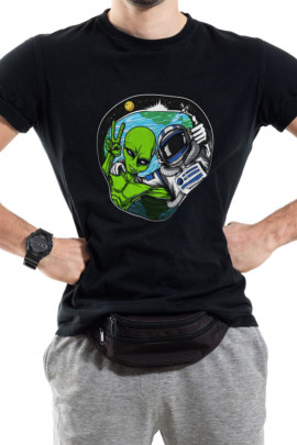 Футболка Trace of Space чоловіча чорна  