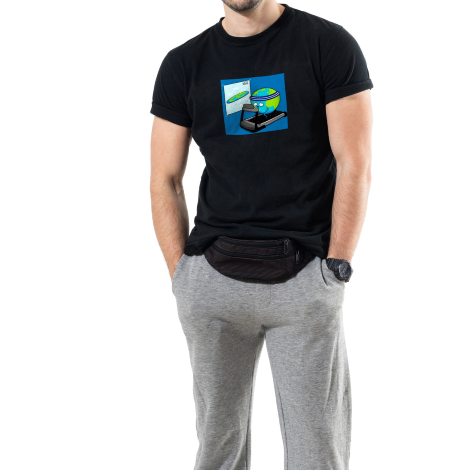 Футболка Trace of Space чоловіча чорна  