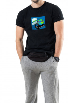 Футболка Trace of Space чоловіча чорна  