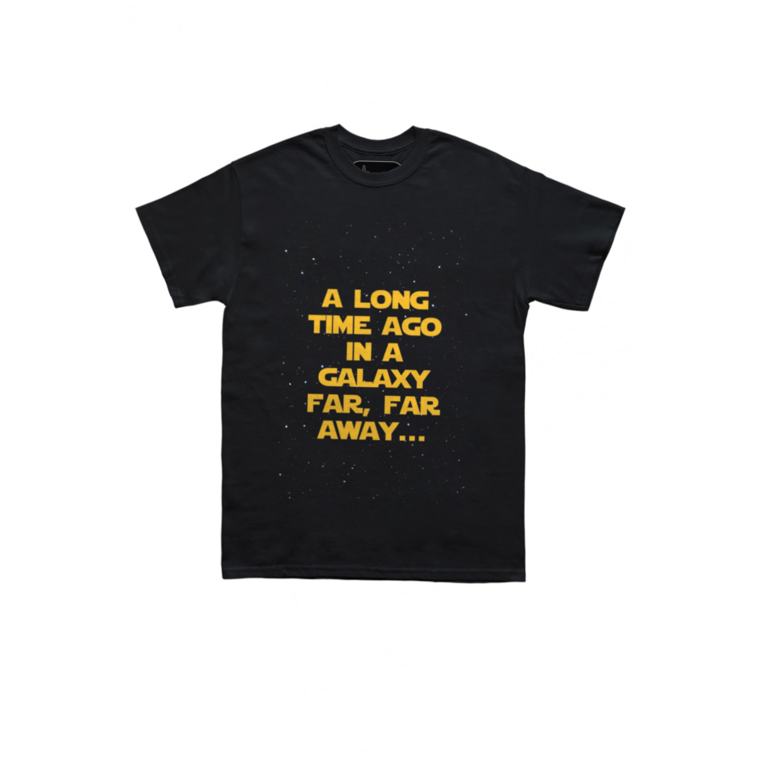 Футболка Trace of Space чоловіча чорна "A long time ago in a galaxy far,far away..."