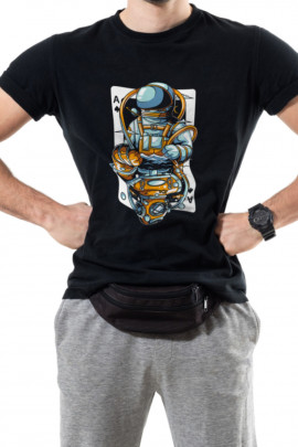Футболка Trace of Space чоловіча чорна  