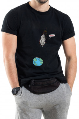 Футболка Trace of Space чоловіча чорна  "Cannonball"