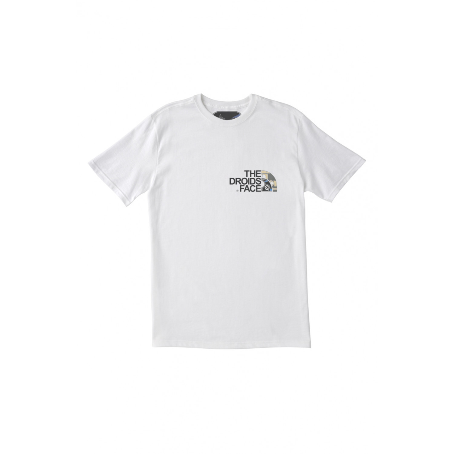 Футболка Trace of Space чоловіча біла "The droids face"