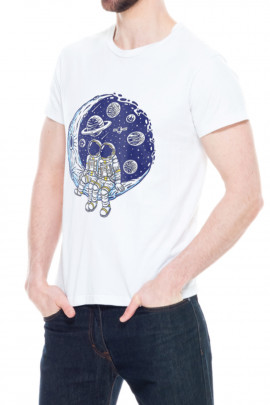 Футболка Trace of Space чоловіча біла 