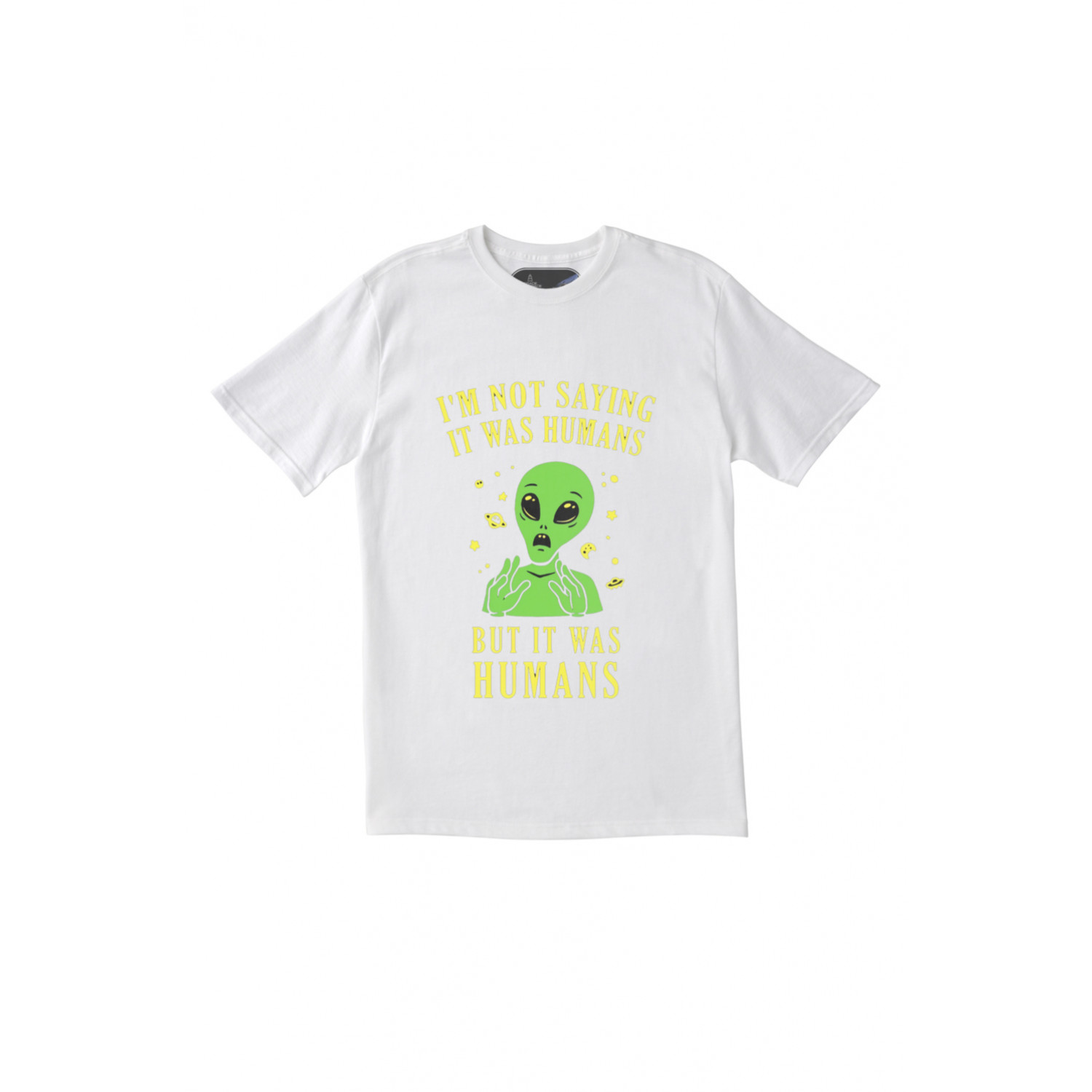 Футболка Trace of Space чоловіча біла "I`m not saying..."