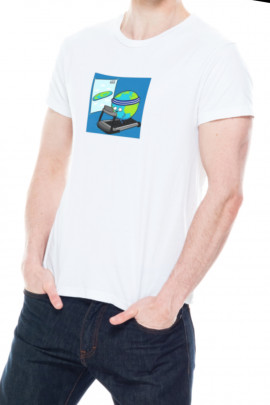 Футболка Trace of Space чоловіча біла 