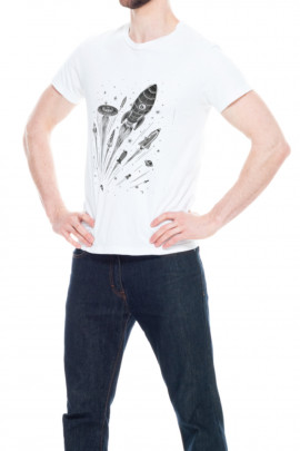 Футболка Trace of Space чоловіча біла 