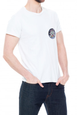 Футболка Trace of Space чоловіча біла "Relax"