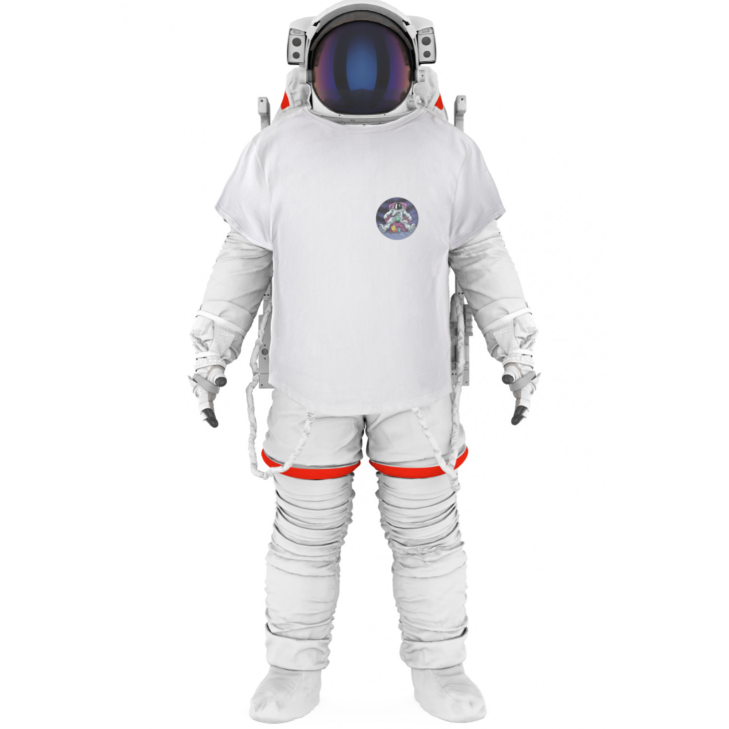 Футболка Trace of Space чоловіча біла "Relax"