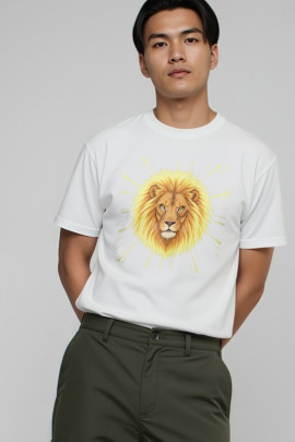 Футболка Akiba93 чоловіча біла з аніме принтом