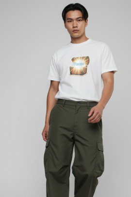 Футболка Akiba93 чоловіча біла з аніме принтом