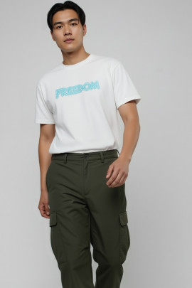 Футболка Akiba93 чоловіча біла з аніме принтом