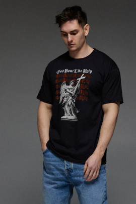 Футболка Aspirine чоловіча чорна