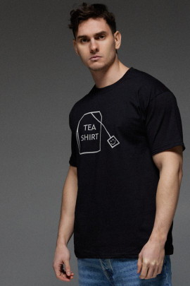 Футболка Aspirine чоловіча чорна " Tea shirt "