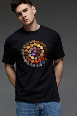 Футболка Aspirine чоловіча чорна " Космос"