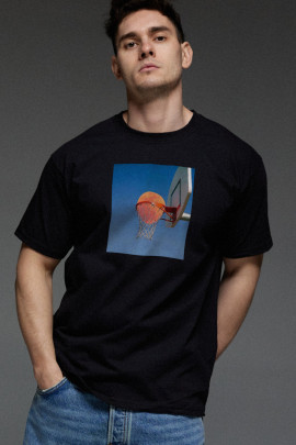 Футболка Aspirine чоловіча чорна " Space Jam"