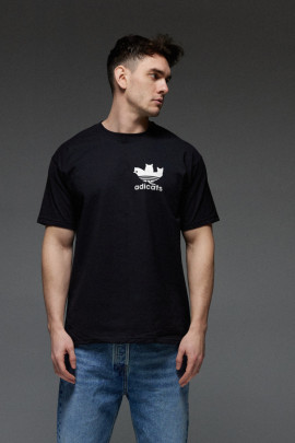 Футболка Aspirine чоловіча чорна  " Adicats"