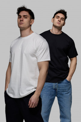 Набір чоловічих футболок Aspirine pack білий, чорний 2шт